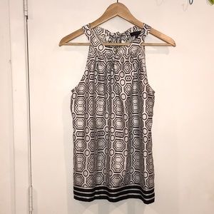 Black & White Patterned Blouse